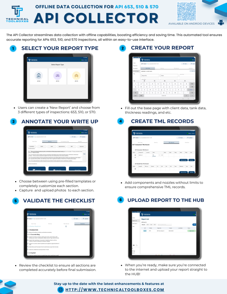 API Collector – Technical Toolboxes Knowledge Center